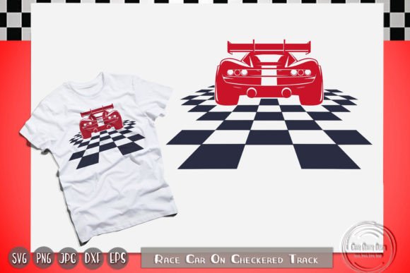 Racing Car Graphics for Crafts Projects
