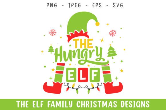 The Hungry Elf Merry Christmas Designs
