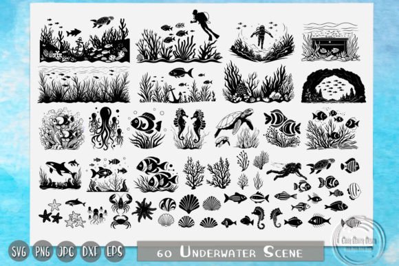 Underwater Scene Graphics for Crafts